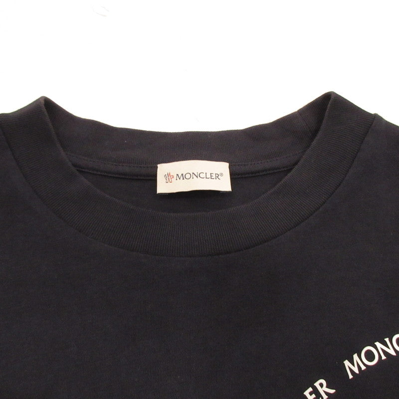 【中古】MONCLER | モンクレール 長袖Tシャツ H10918D00009 国内正規品 ネイビー サイズ:L