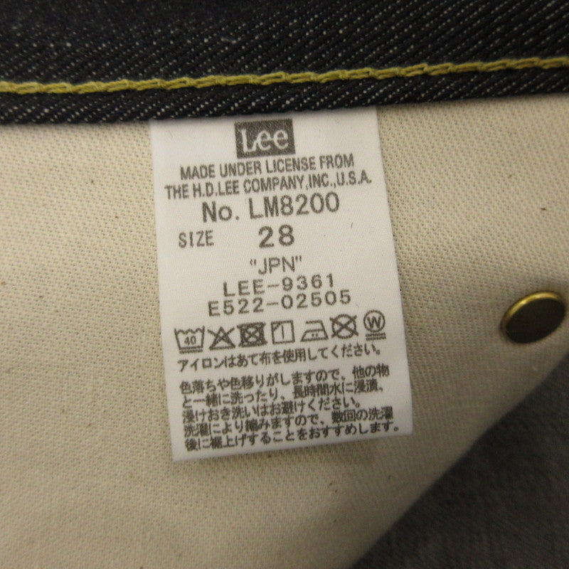 【中古】Lee | リー AMERICAN RIDERS 200 フルカットジーンズ デニムパンツ LM8200 ネイビー サイズ:28