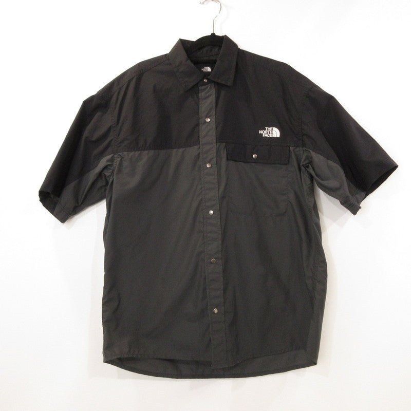 【中古】THE NORTH FACE | ザ・ノースフェイス S/S Nuptse Shirt 半袖シャツ NR22552 ブラック サイズ:M