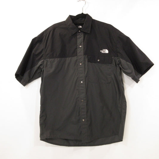 【中古】THE NORTH FACE | ザ・ノースフェイス S/S Nuptse Shirt 半袖シャツ NR22552 ブラック サイズ:M