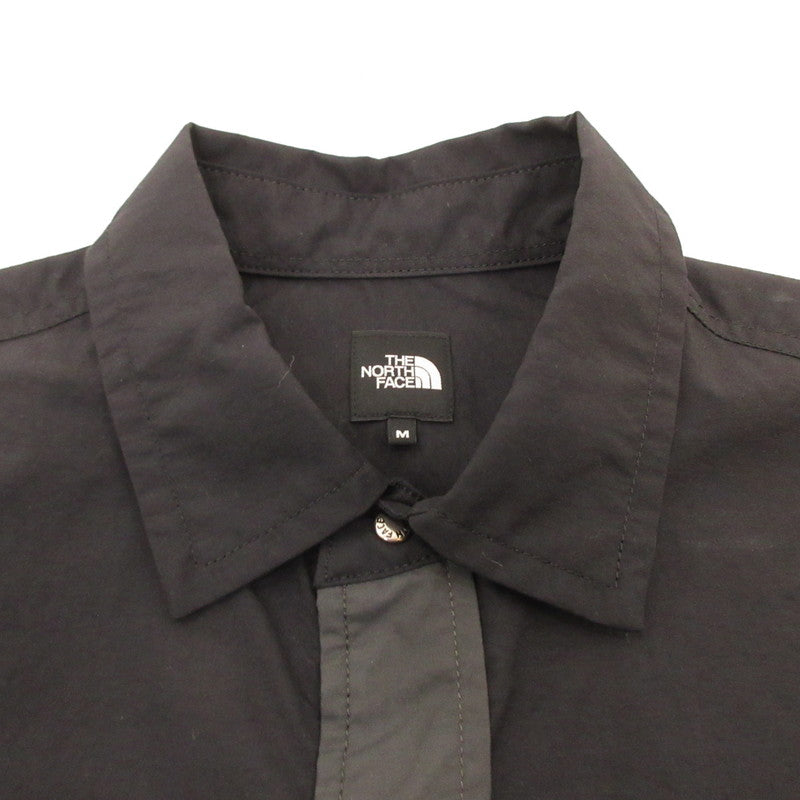 【中古】THE NORTH FACE | ザ・ノースフェイス S/S Nuptse Shirt 半袖シャツ NR22552 ブラック サイズ:M