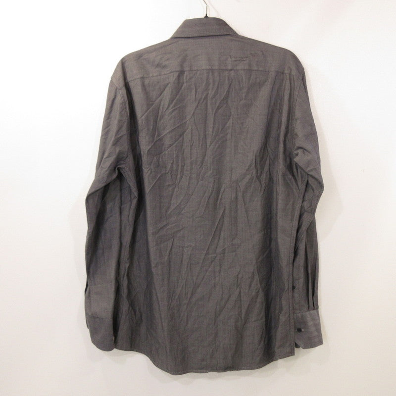 【中古】GUCCI | グッチ 長袖シャツ 20726-23178 国内正規品 グレー サイズ:40