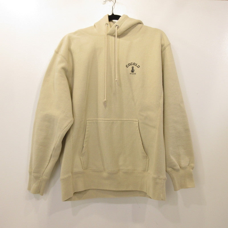 【中古】COCOLO BLAND | ココロブランド BACK BONG HOODIE パーカー ベージュ サイズ:L