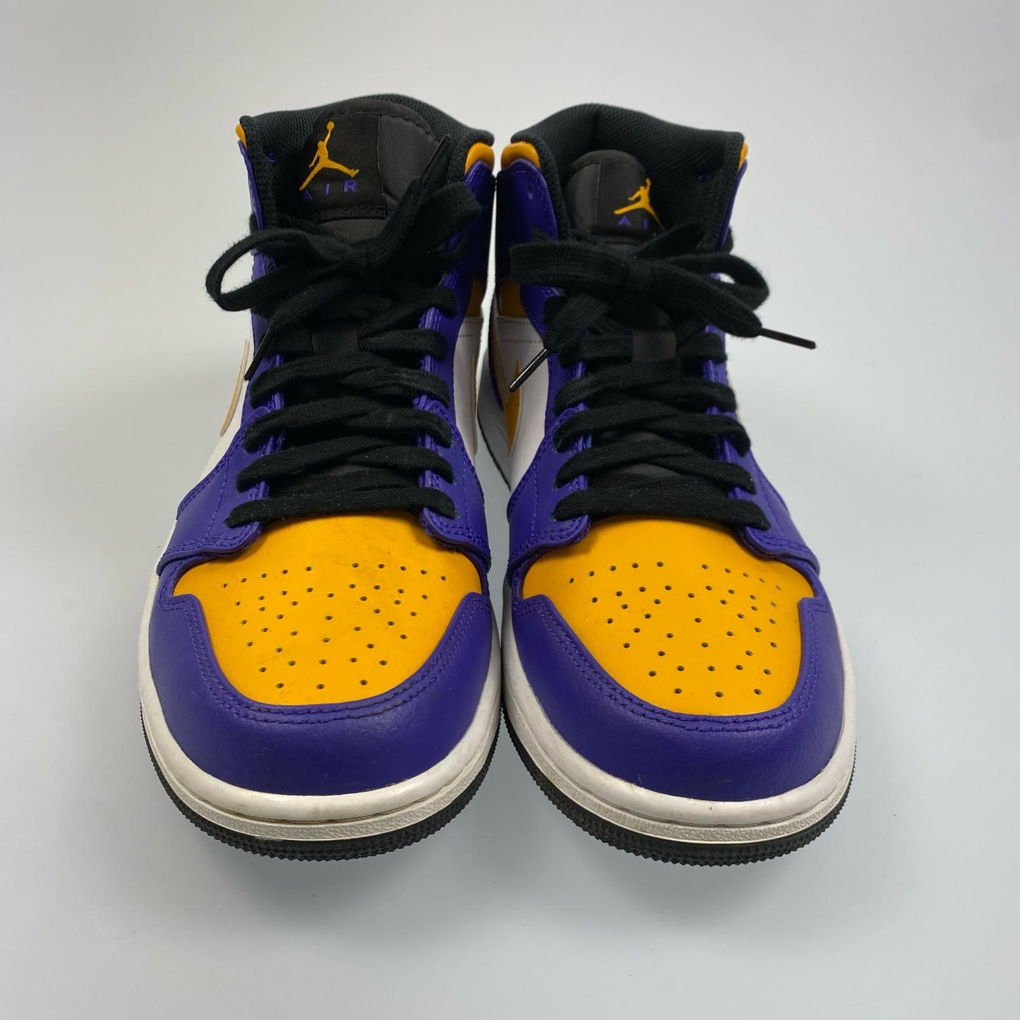 【中古】NIKE | ナイキ AIR JORDAN 1 MID LAKERS スニーカー DQ8426-517 年式:2022A/W マルチカラー 25.5cm