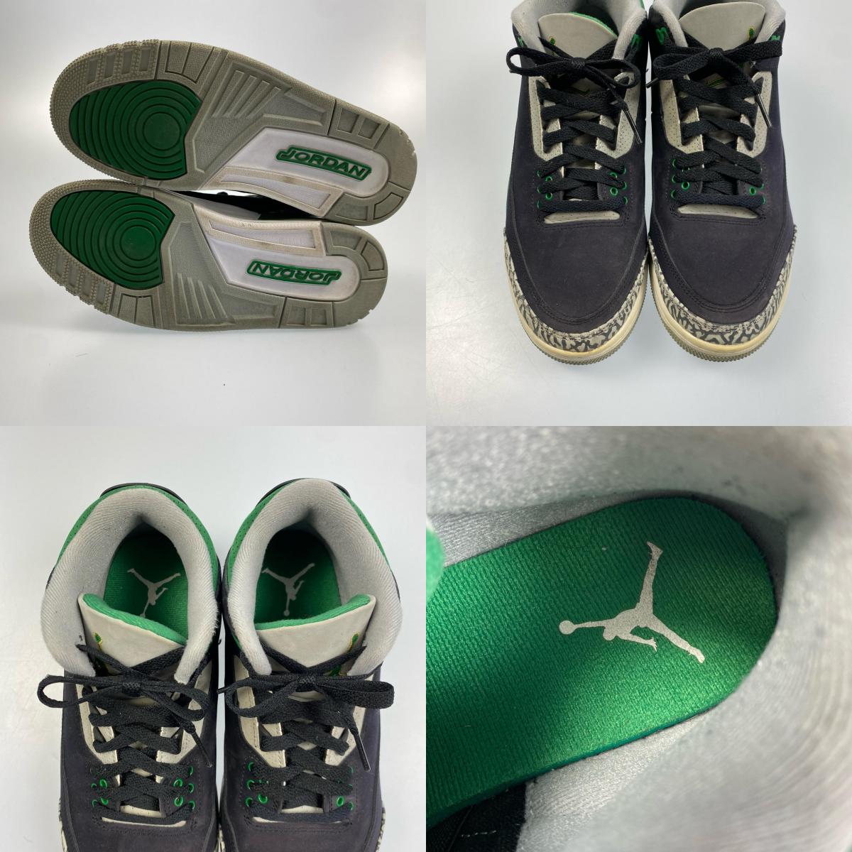 【中古】NIKE | ナイキ AIR JORDAN 3 RETRO スニーカー CT8532-030 年式:2021A/W ブラック 26cm