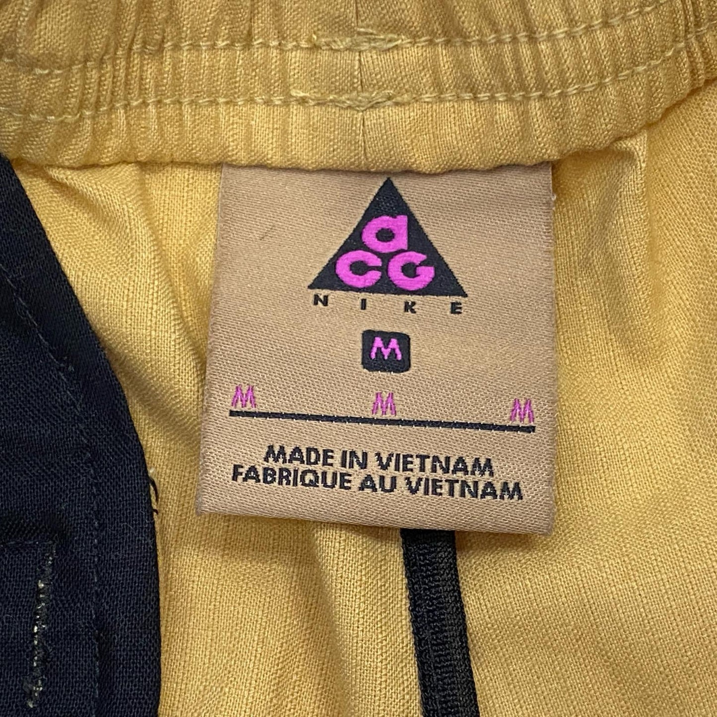 【中古】NIKE ACG | ナイキ エーシージー TRAIL PANTS パンツ CD4541-723 クライミングパンツ 2019A/W イエロー サイズ:M
