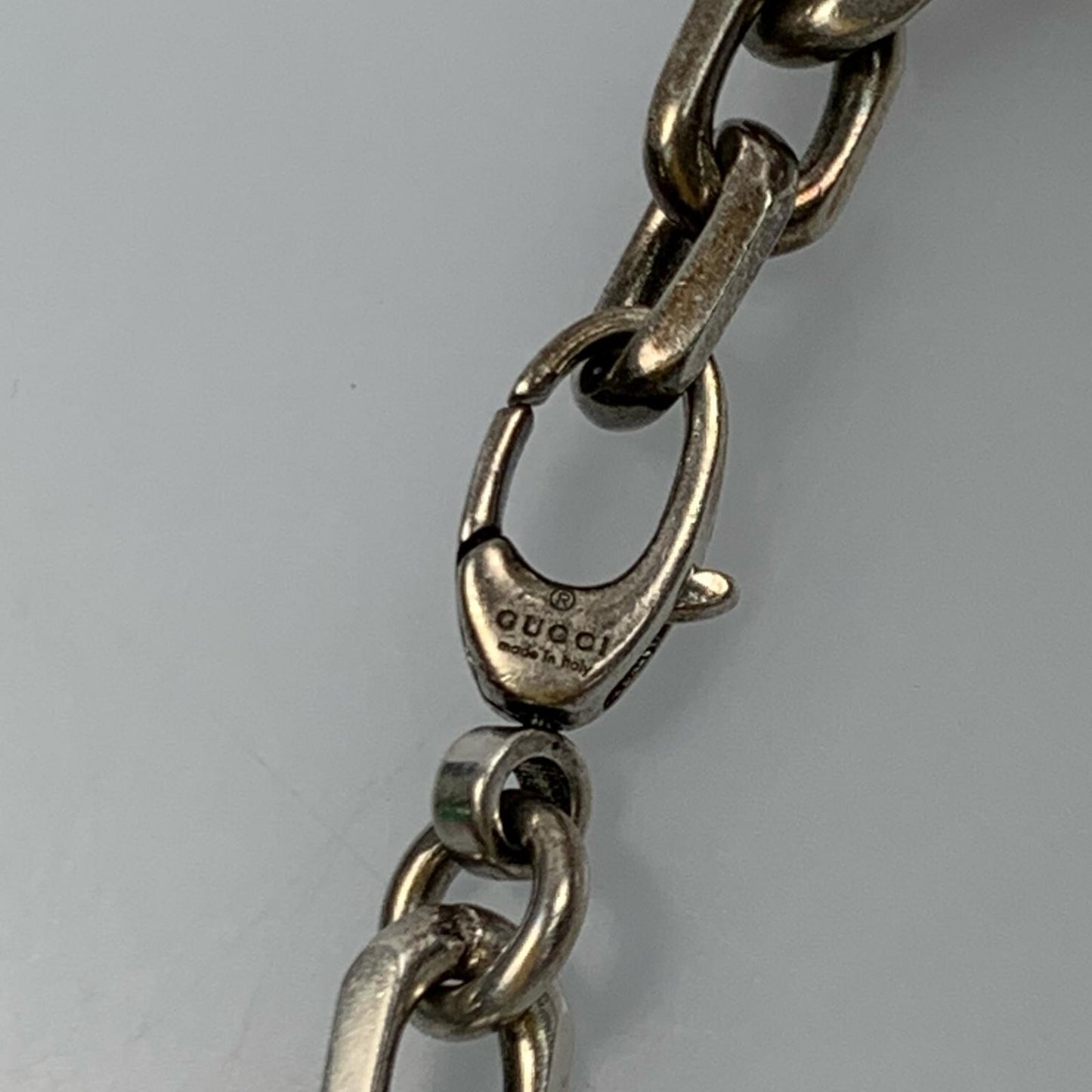 【中古】GUCCI | グッチ インターロッキングチェーン ブレスレット 620798
