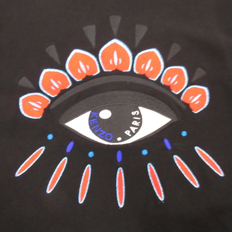 【中古】KENZO | ケンゾー EYE SWEAT SHIRT スウェット F965SW0584X7 国内正規品 ブラック サイズ:M