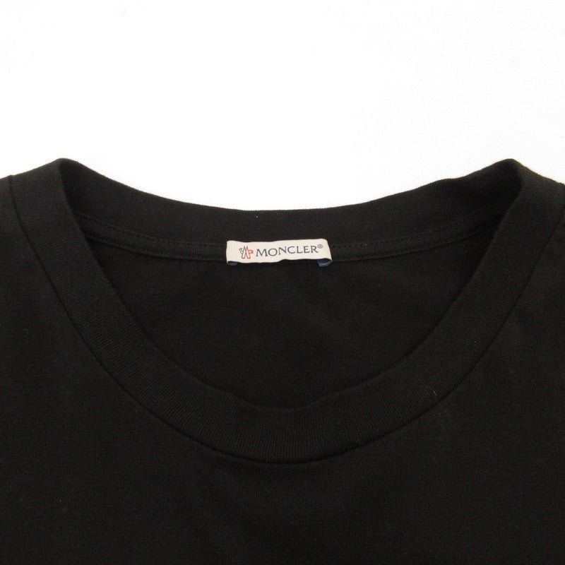 【中古】MONCLER | モンクレール SS TSHIRT 半袖Tシャツ H20918C00029 国内正規品 ブラック サイズ:XL