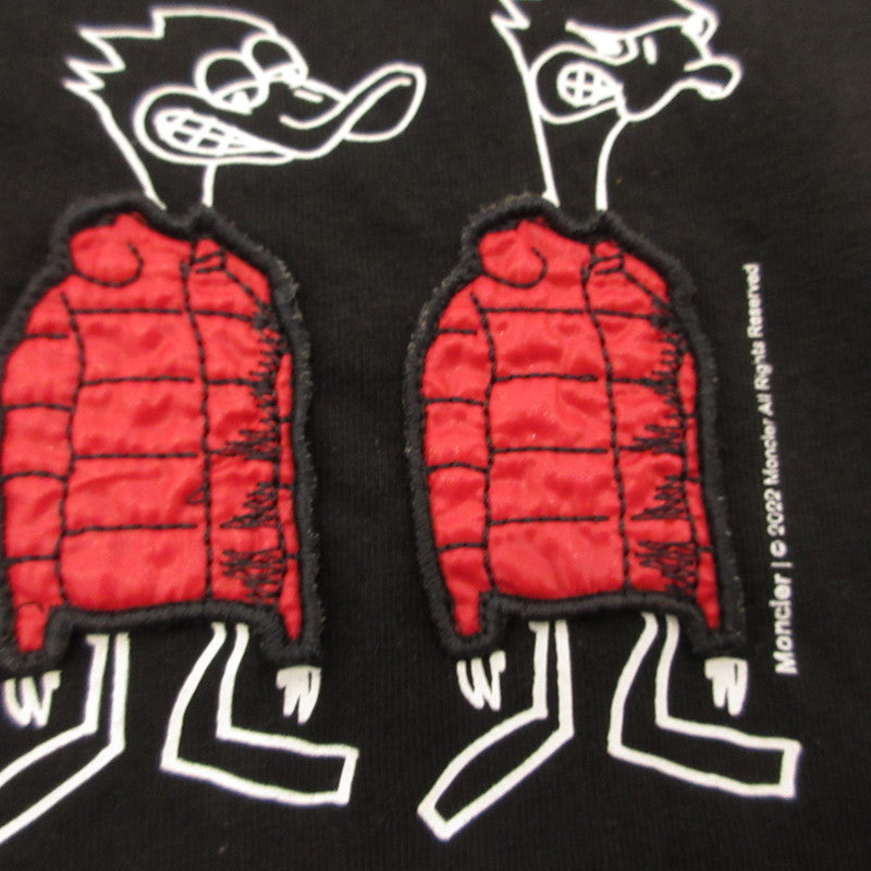 【中古】MONCLER | モンクレール SS TSHIRT 半袖Tシャツ H20918C00029 国内正規品 ブラック サイズ:XL