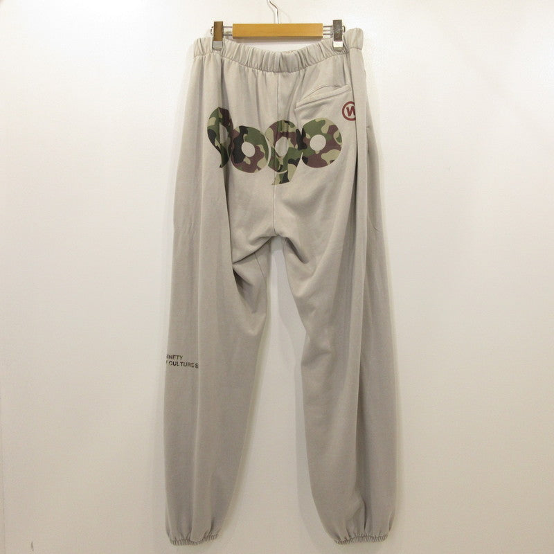 【中古】9090 | ナインティナインティ 90 Logo Assort Sweat Pants パンツ NN1926 グレー サイズ:XL