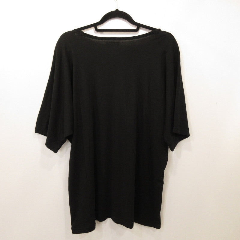 【中古】Yohji Yamamoto | ヨウジヤマモト 半袖Tシャツ NW-T59-078 ブラック サイズ:2
