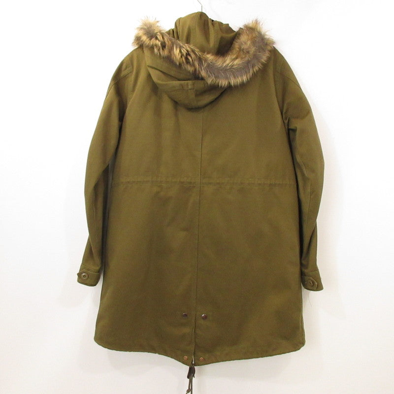 【中古】FRED PERRY | フレッドペリー Mods Parka Coat モッズコート F2476 カーキ サイズ:M
