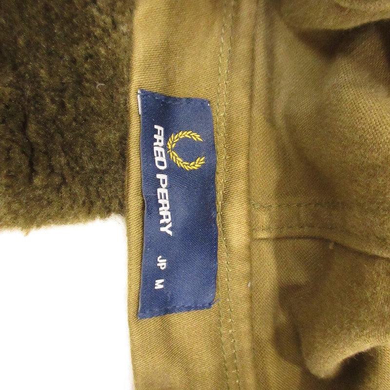 【中古】FRED PERRY | フレッドペリー Mods Parka Coat モッズコート F2476 カーキ サイズ:M