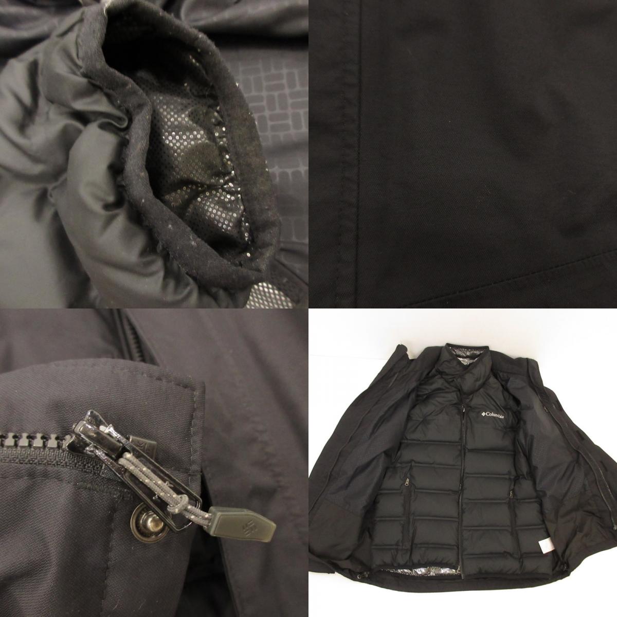 【中古】Columbia | コロンビア 2WAYダウンジャケット ダウンジャケット WE1163 ブラック サイズ:M