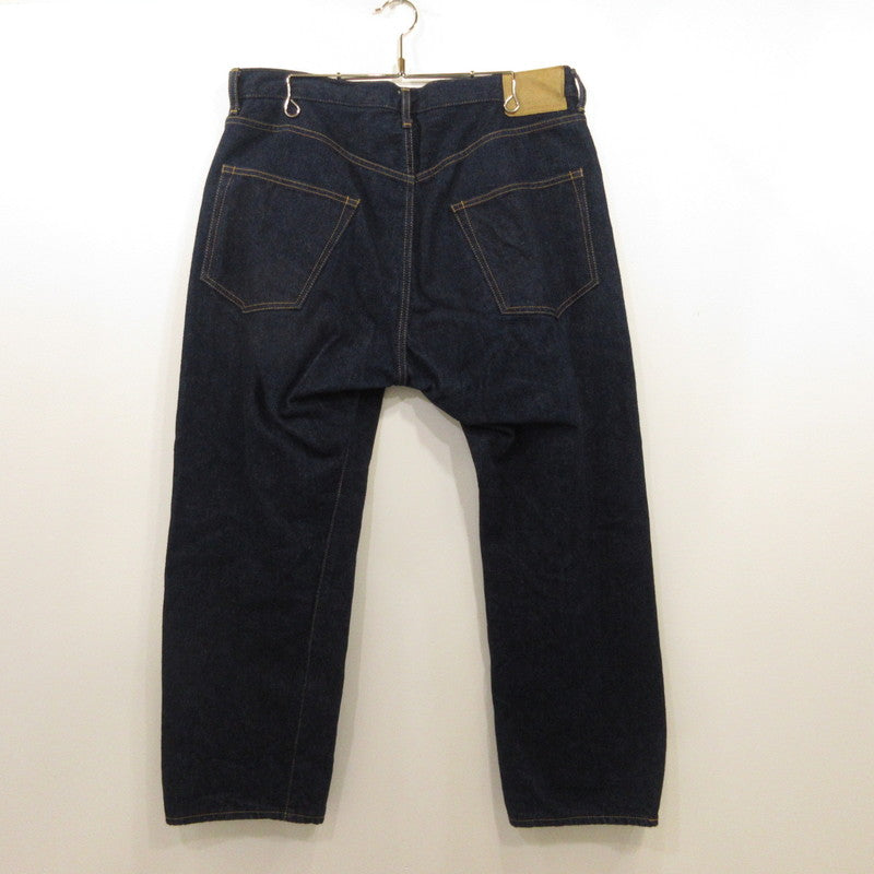 【中古】Ordinary fits | オーディナリーフィッツ デニムパンツ セルビッチ ネイビー サイズ:34