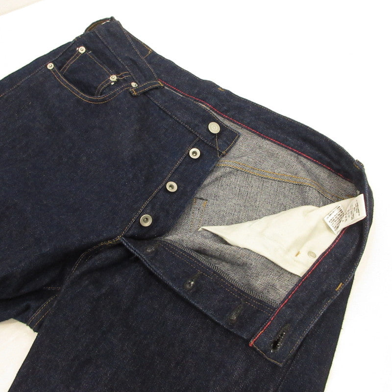 【中古】Ordinary fits | オーディナリーフィッツ デニムパンツ セルビッチ ネイビー サイズ:34