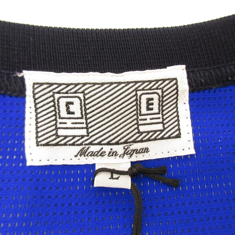 【中古】C.E | シーイー MESH T 半袖Tシャツ CES16T19 ネイビー サイズ:L