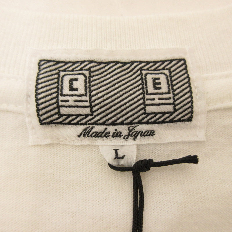 【中古】C.E | シーイー CART EMPTY BIG T 半袖Tシャツ CES15T18 ホワイト サイズ:L