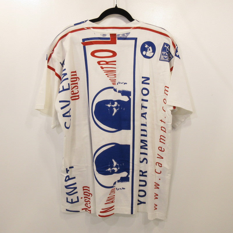 【中古】C.E | シーイー INDIVIDUALISM BIG T 半袖Tシャツ ホワイト サイズ:L