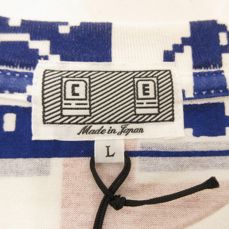 【中古】C.E | シーイー INDIVIDUALISM BIG T 半袖Tシャツ ホワイト サイズ:L