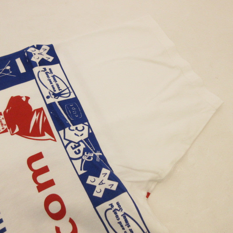 【中古】C.E | シーイー INDIVIDUALISM BIG T 半袖Tシャツ ホワイト サイズ:L