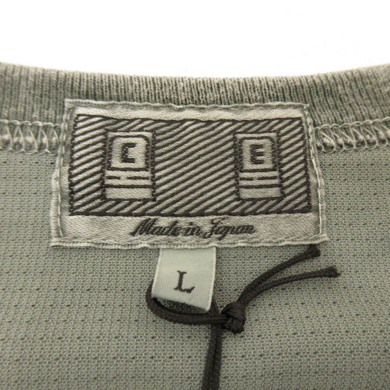 【中古】C.E | シーイー OVERDYE MESH T 半袖Tシャツ CES19T13 グレー サイズ:L