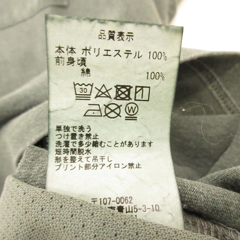 【中古】C.E | シーイー OVERDYE MESH T 半袖Tシャツ CES19T13 グレー サイズ:L