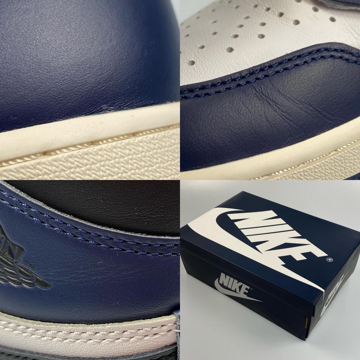 【中古】NIKE | ナイキ AIR JORDAN 1 RETRO HIGH OG スニーカー DZ5485-401 2024A/W 27.5cm ネイビー 27.5cm