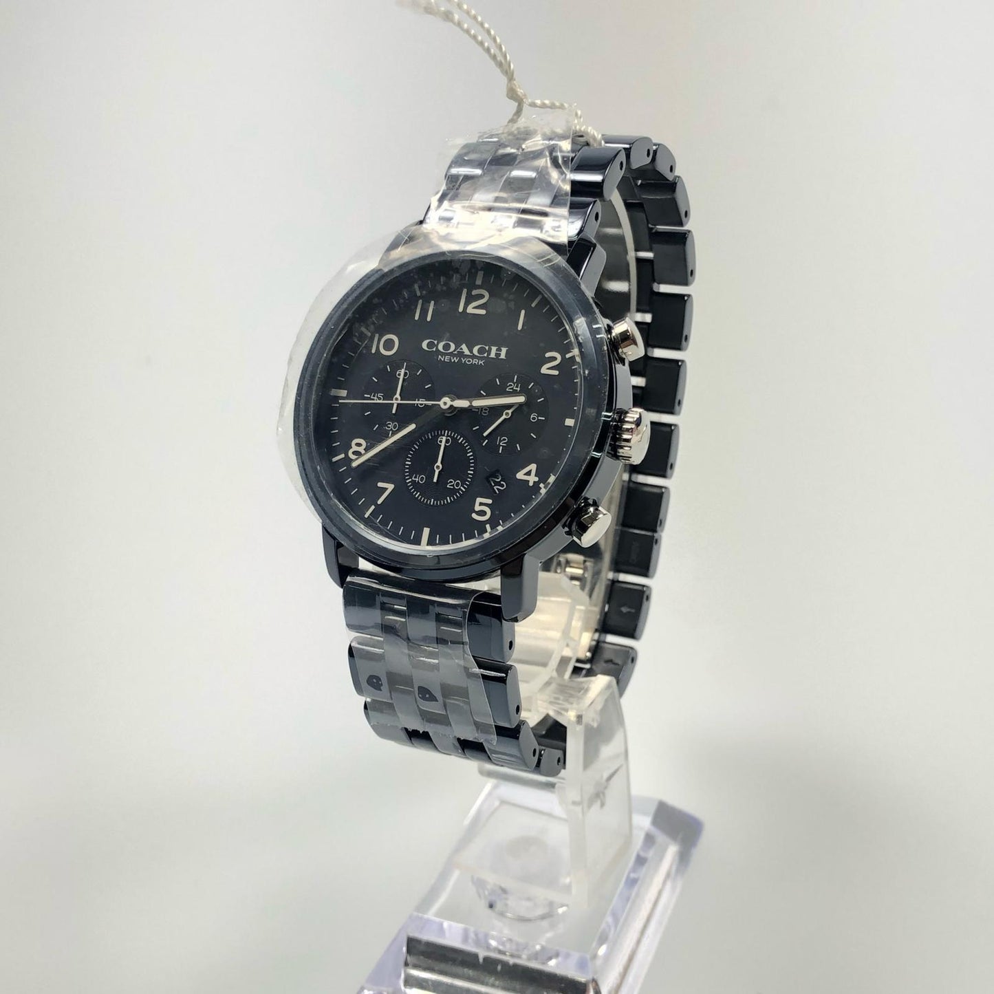 【中古】COACH | コーチ HARRISON 腕時計 14602530 アナログクォーツ ネイビー