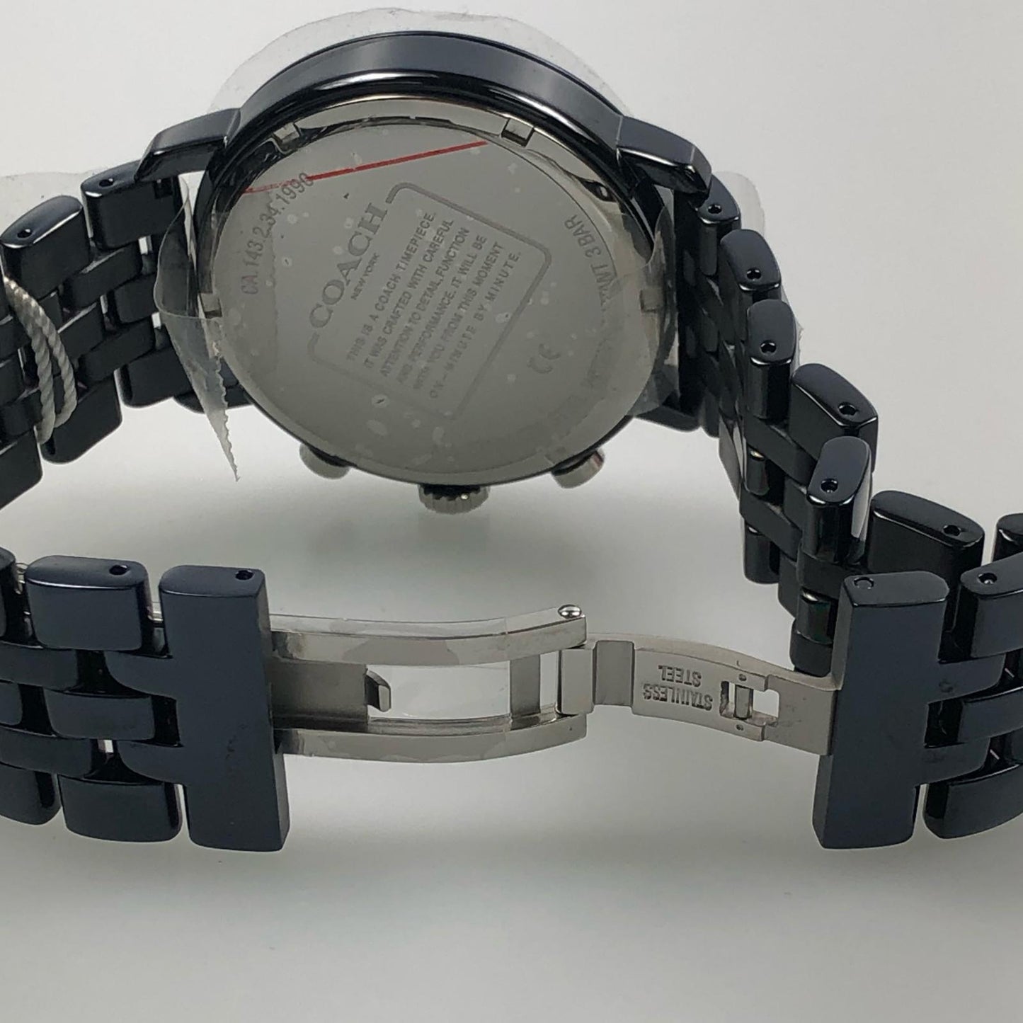 【中古】COACH | コーチ HARRISON 腕時計 14602530 アナログクォーツ ネイビー