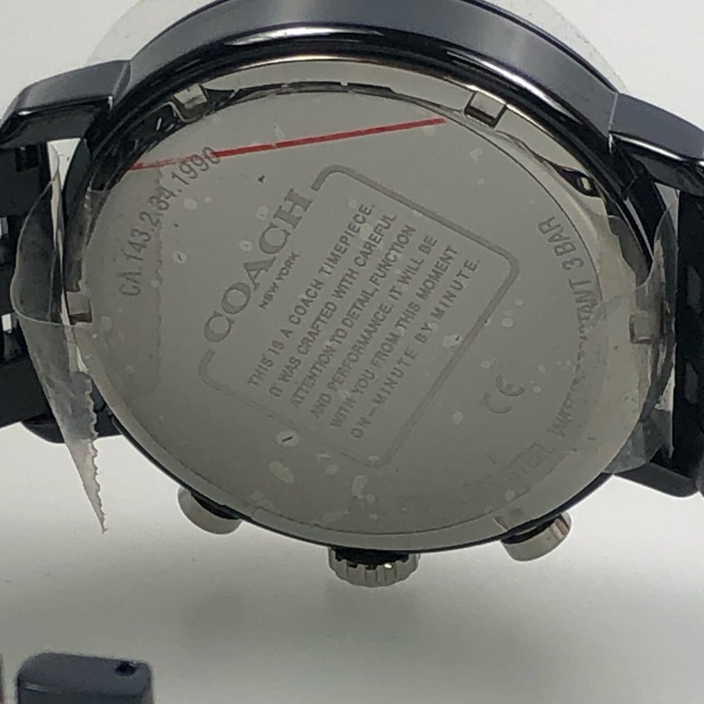 【中古】COACH | コーチ HARRISON 腕時計 14602530 アナログクォーツ ネイビー