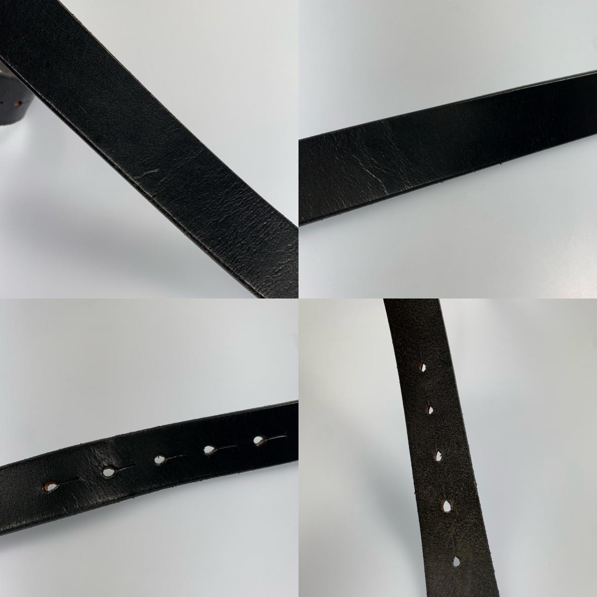 【中古】 M.F.SADDLERY ベルト ブラック サイズ:30