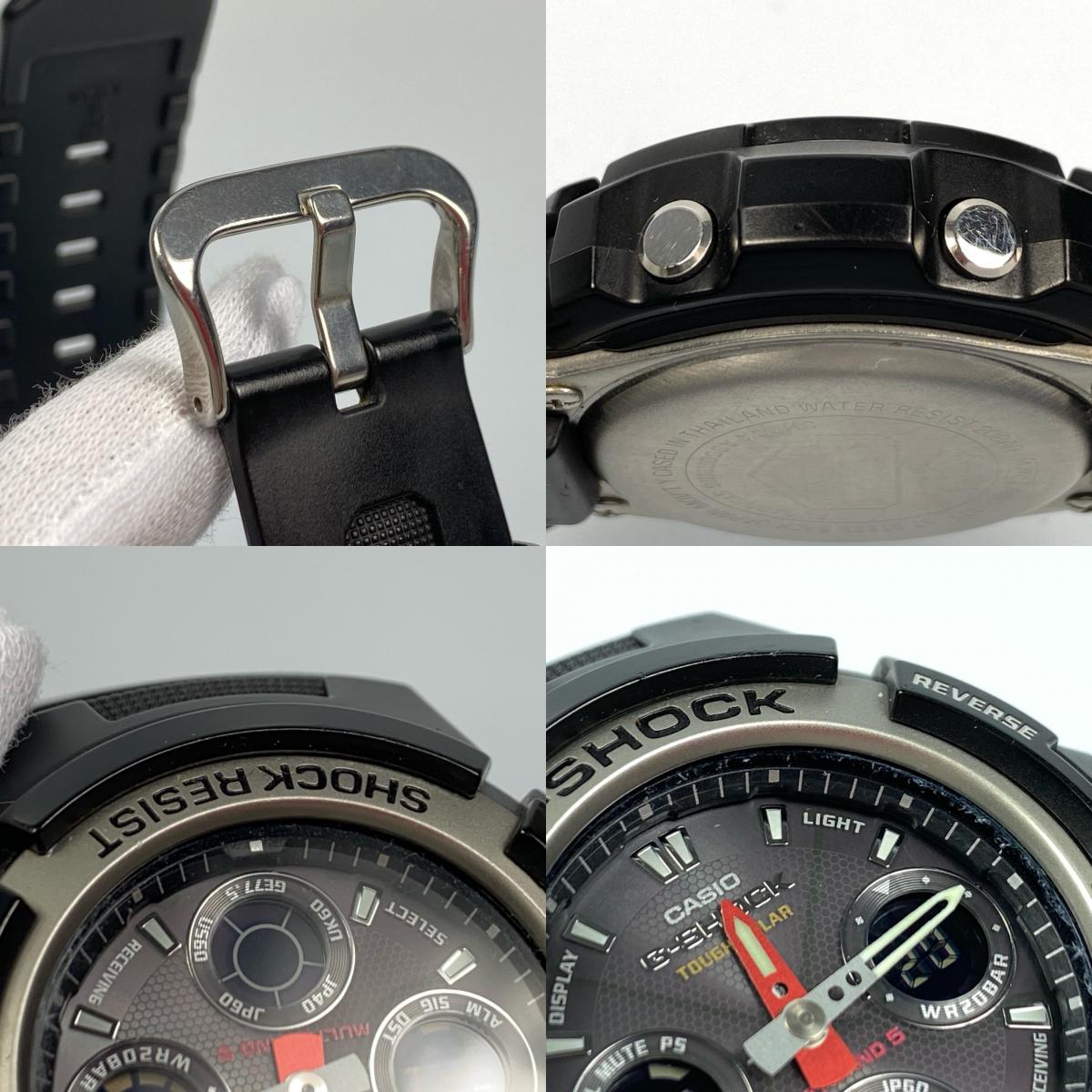 【中古】G-SHOCK | ジーショック 腕時計 AWG-101-1AJF アナデジソーラー ブラック