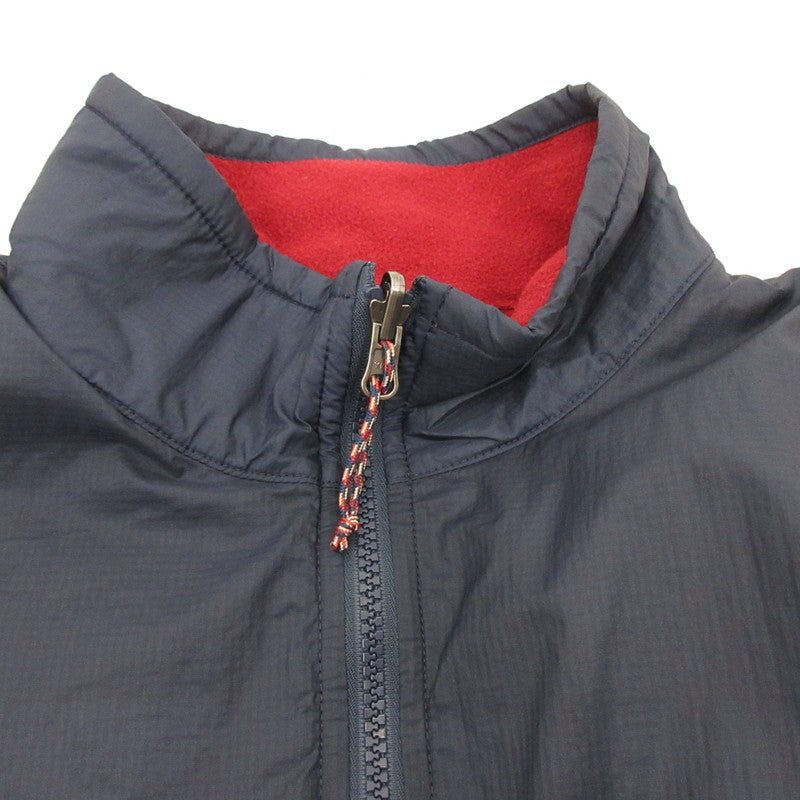【中古】patagonia | パタゴニア シェルド・マイクロディニ・ジャケット ナイロンジャケット 26215 リバーシブル ネイビー サイズ:L