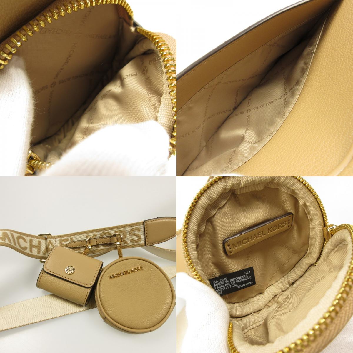 【中古】Michael Kors | マイケルコース JET SET ITEM クロスボディ ショルダーバッグ 35S2GTTC6L ベージュ