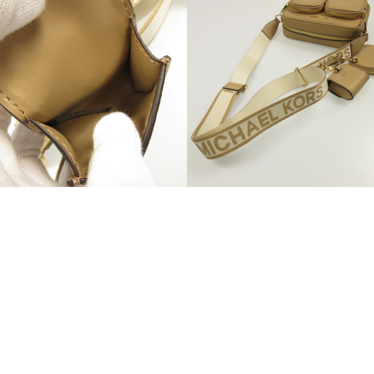 【中古】Michael Kors | マイケルコース JET SET ITEM クロスボディ ショルダーバッグ 35S2GTTC6L ベージュ