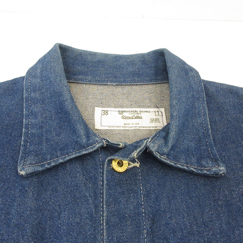 【中古】UNIVERSAL OVERALL | ユニバーサルオーバーオール カバーオール ブルー サイズ:38