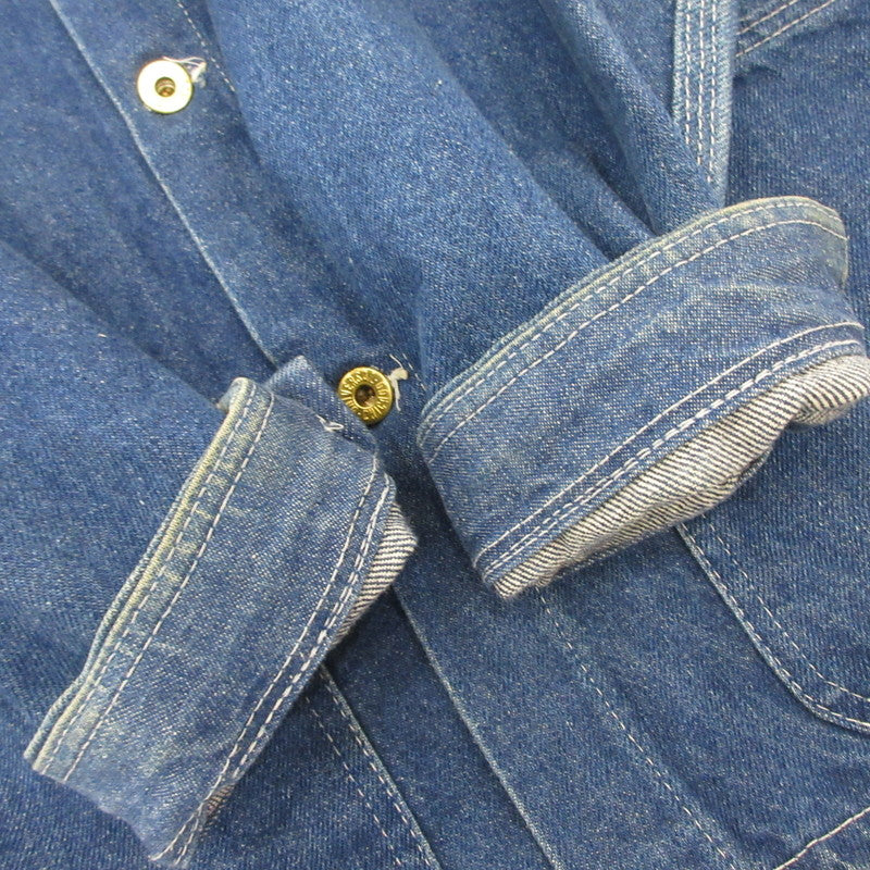 【中古】UNIVERSAL OVERALL | ユニバーサルオーバーオール カバーオール ブルー サイズ:38