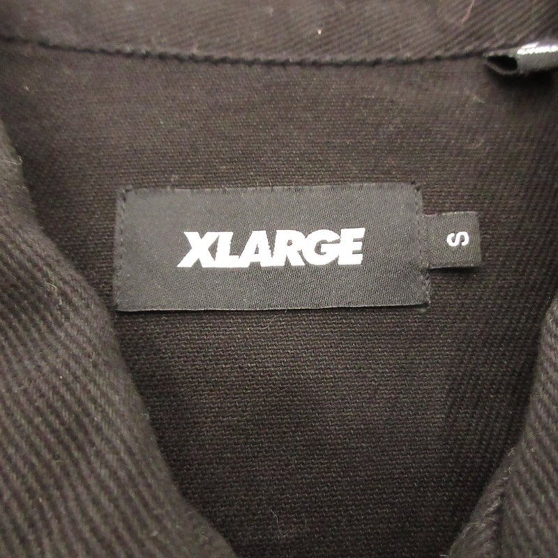 【中古】XLARGE | エクストララージ RECORDS WORK JACKET ブルゾン 101231021002 ブラック サイズ:S