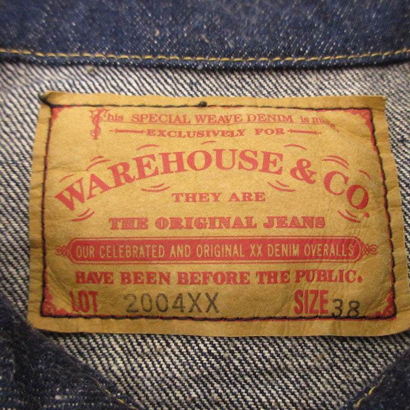 【中古】WARE HOUSE | ウェアハウス ウエアハウス 2004XX 3rd Type デニム ネイビー サイズ:38