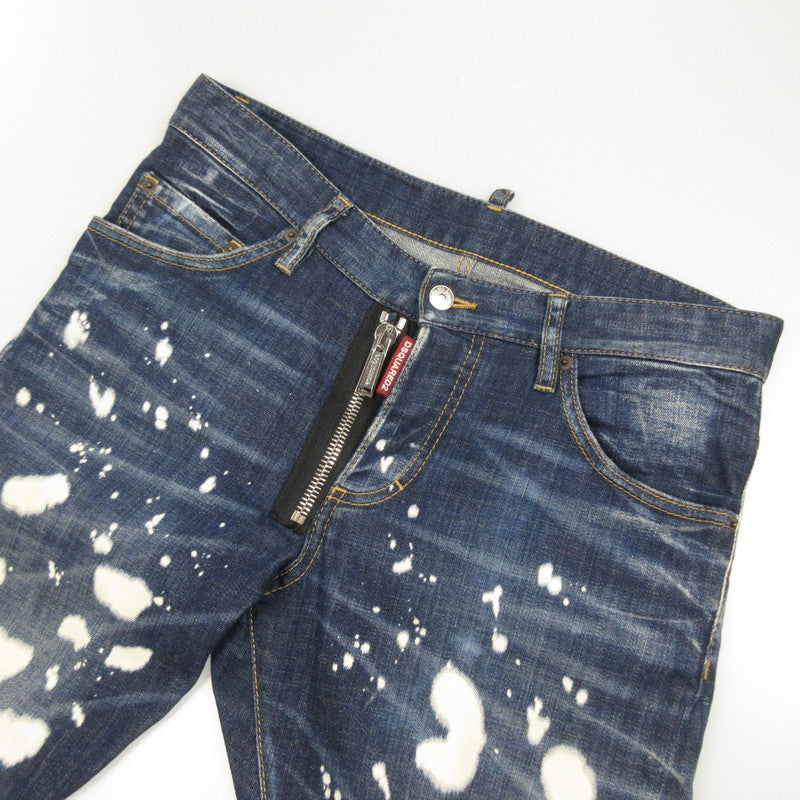 【中古】DSQUARED2 | ディースクエアード Sexy Twist Jean デニムパンツ S74LB0964 国内正規品/ブリーチ加工 ブルー サイズ:46