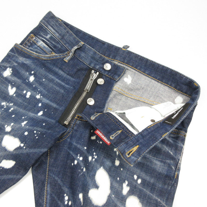 【中古】DSQUARED2 | ディースクエアード Sexy Twist Jean デニムパンツ S74LB0964 国内正規品/ブリーチ加工 ブルー サイズ:46