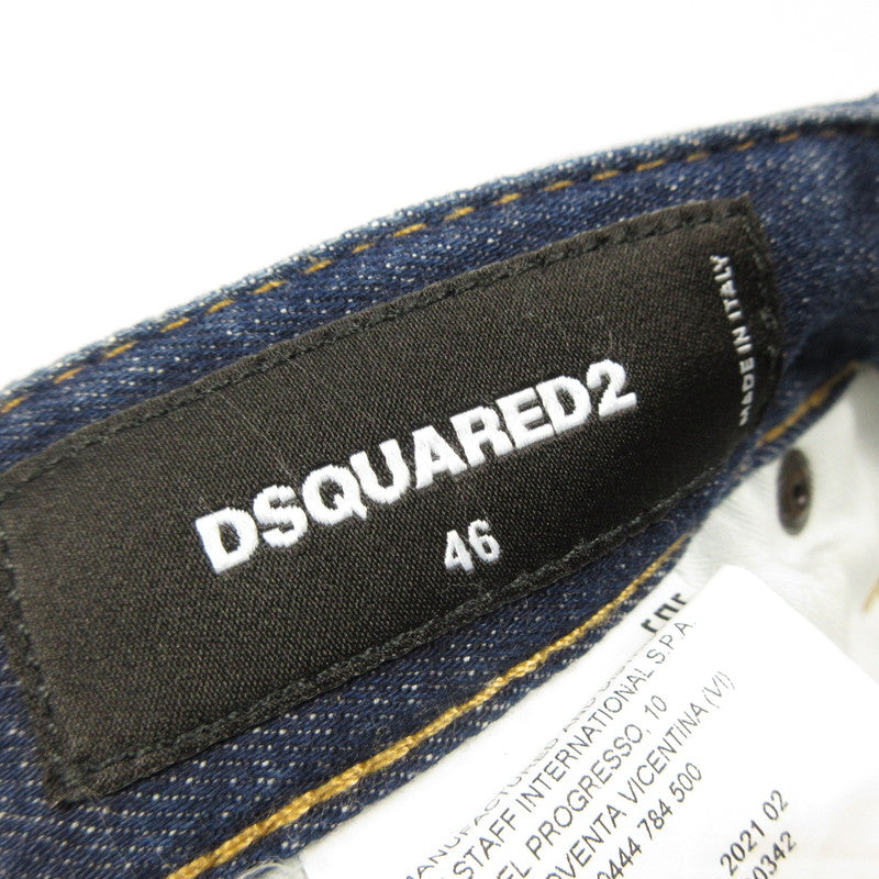 【中古】DSQUARED2 | ディースクエアード Sexy Twist Jean デニムパンツ S74LB0964 国内正規品/ブリーチ加工 ブルー サイズ:46