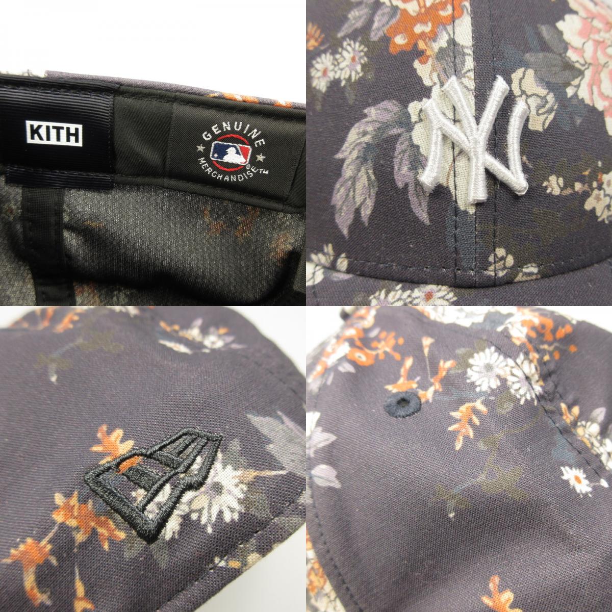 【中古】KITH | キース YANKEES TAPESTRY FLORAL キャップ