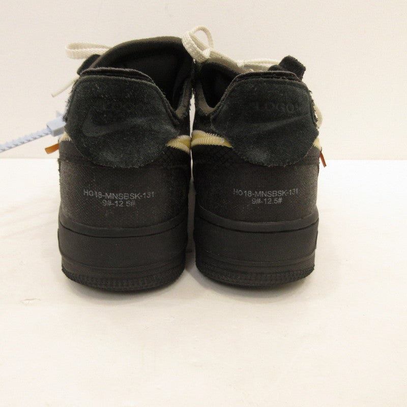 【中古】NIKE | ナイキ THE 10 AIR FORCE 1 LOW スニーカー AO4606-001 ブラック 27.5cm