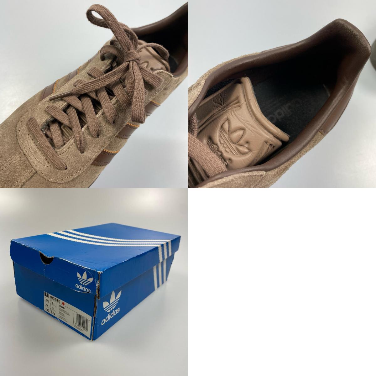 【中古】adidas | アディダス GAZELLE スニーカー IG4989 ブラウン 28cm