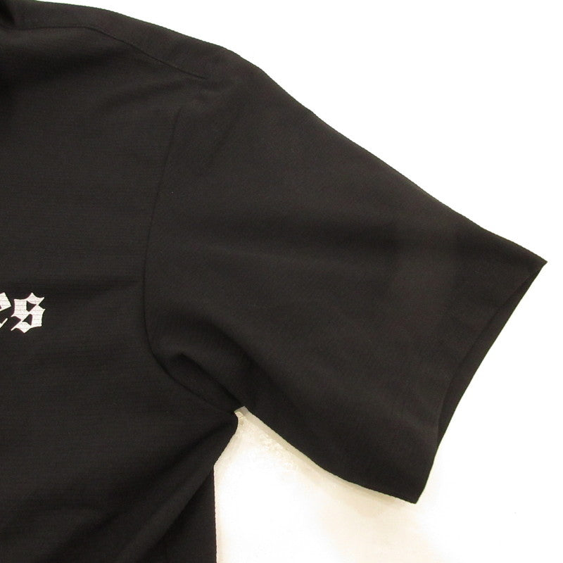 【中古】HYSTERIC GLAMOUR | ヒステリックグラマー HYSTERIC TIMES シャツ 半袖シャツ 02251CH04 ブラック サイズ:L