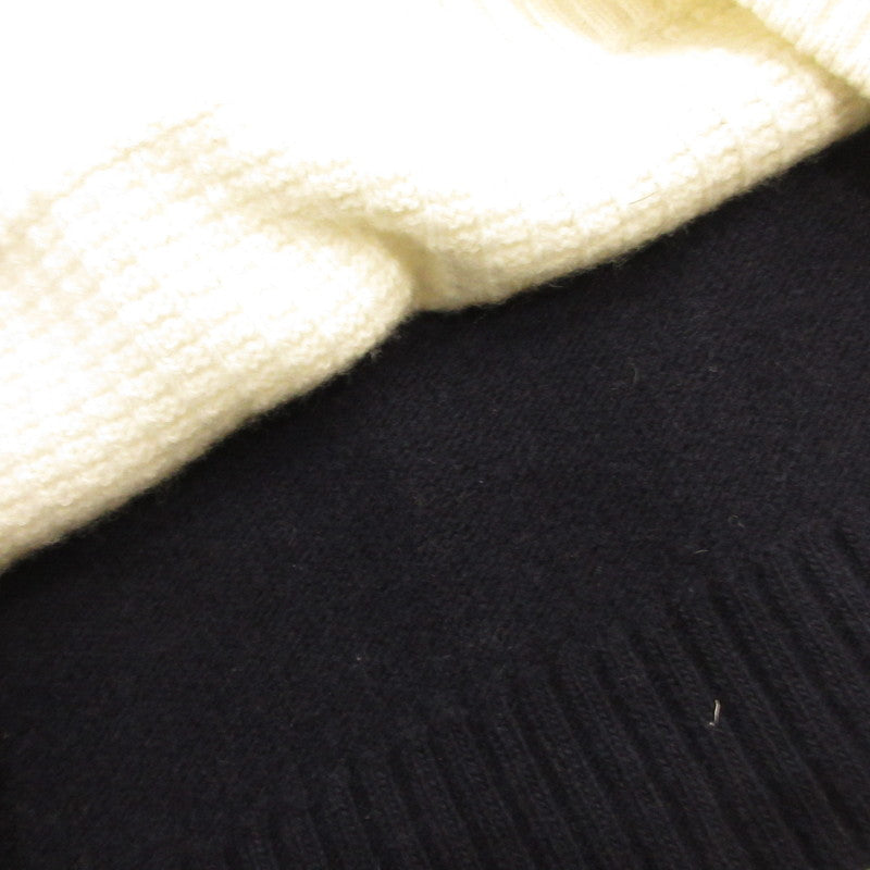 【中古】PREMIUM MOOD DENIM SUPERIOR | プレミアムムードデニムスペリオール ORTIGIA バイカラー ニット パーカー パーカー 741MG ベージュ サイズ:L