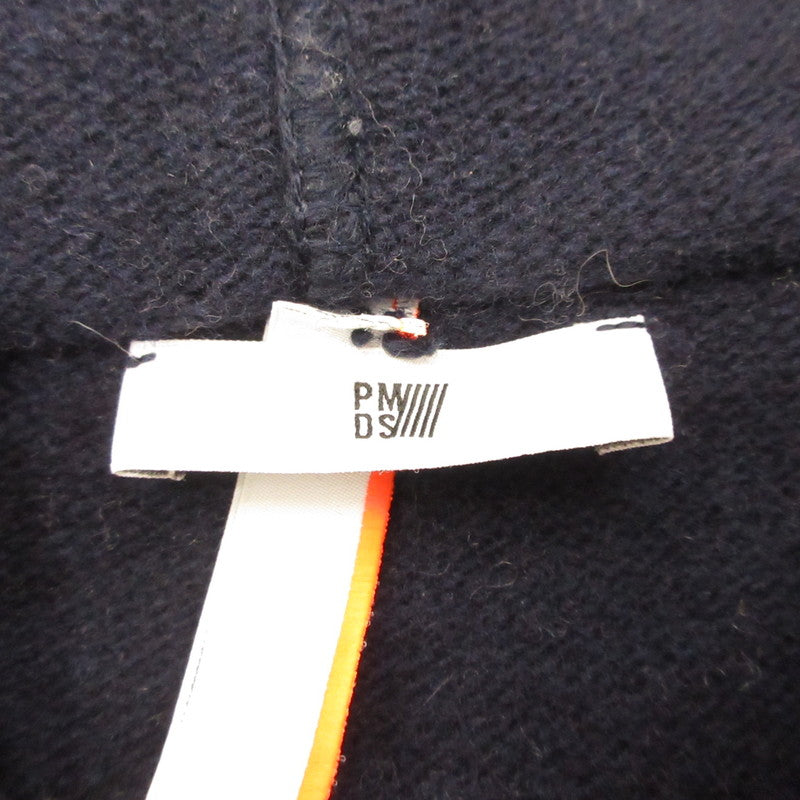 【中古】PREMIUM MOOD DENIM SUPERIOR | プレミアムムードデニムスペリオール ORTIGIA バイカラー ニット パーカー パーカー 741MG ベージュ サイズ:L
